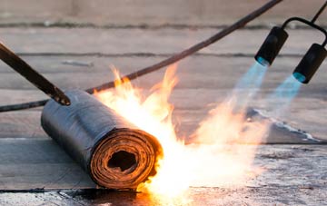 Plush asphalt flat roofing repairs