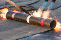 Plush flat roof sealing